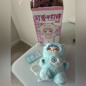 Viral Nommi Blue BINBIN loveliness never ends Plush Pendant blind box